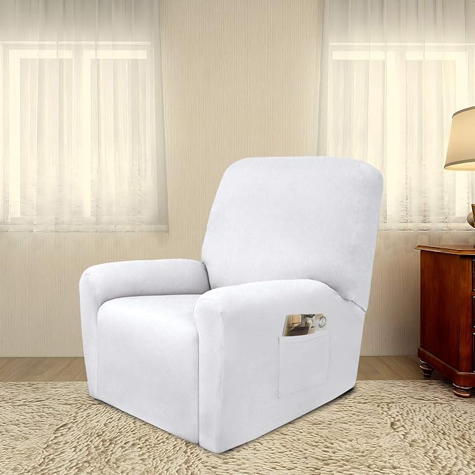 PureFit Stretc Recliner Chair Covers Fleece Soft Couch Covers - Image 2