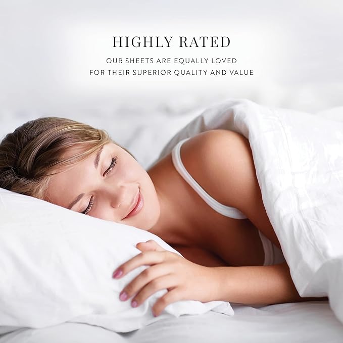 Linen Market Bed Sheets for California King Size Bed (Gold) - Sleep Better Than Ever with These Soft and Cooling California King Sheets - Deep Pocket Fits 16" Thick Beds - 4 Piece Cal King Sheet Set