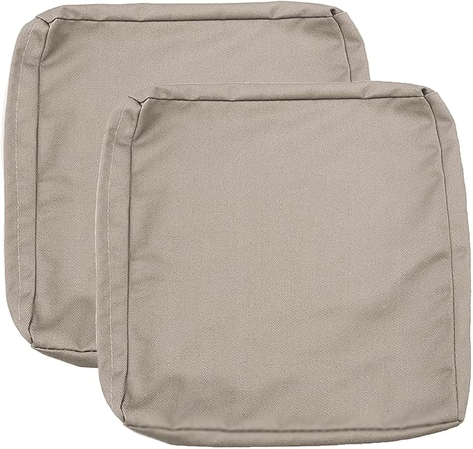 Sqodok Outdoor Cushion Covers 25x25 inch, Wicker Chair by Sqodok