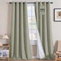 H.VERSAILTEX Linen Curtains 100% Blackout Curtains by HVERSAILTEX