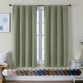 Simplebrand Ava Sage Green Blackout Curtains by Simplebrand
