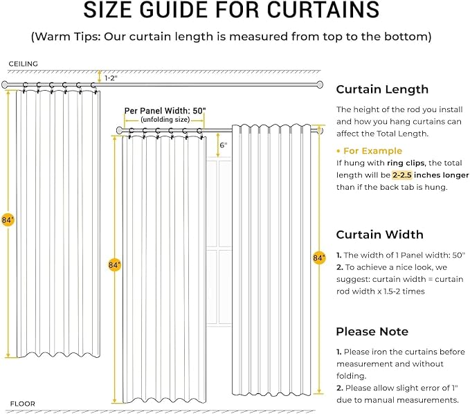 INOVADAY 100% Blackout Curtains - Image 7