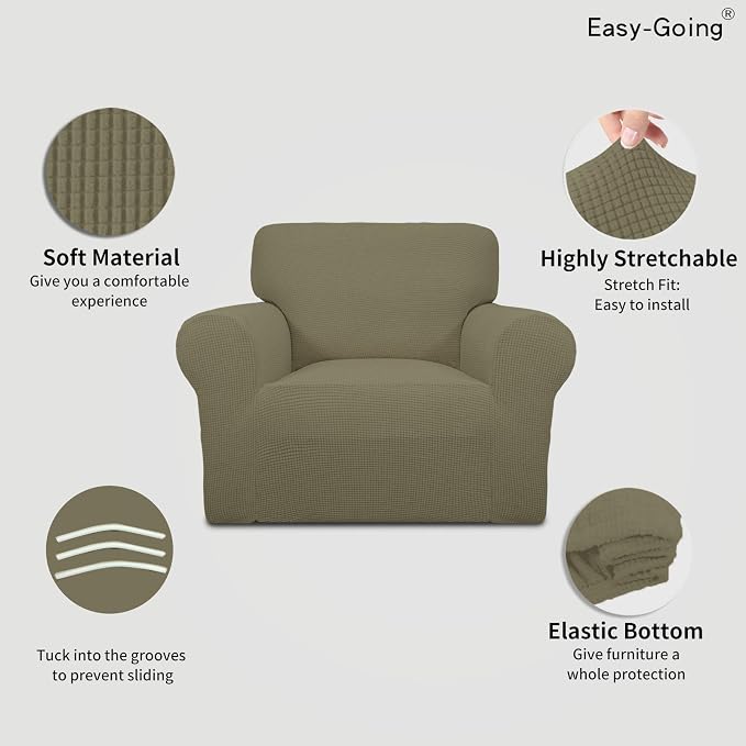 Easy-Going Stretch Chair Slipcover - Image 3