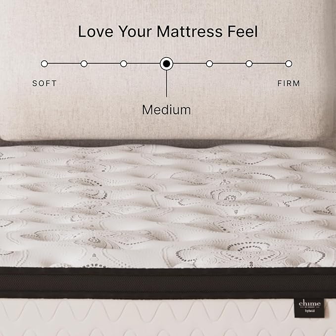 Ashley Chime King Mattress Hybrid 12 Inch Firm Memory Foam for Pressure Relief, Mattress In a Box with Cooling Gel, Fiberglass Free