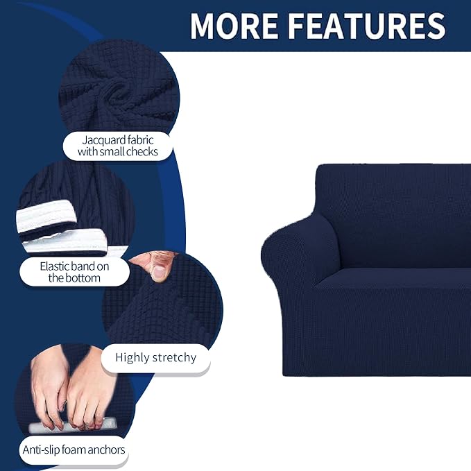 Cupuamon 2026 New Stretch Chair Sofa Slipcovers Couch Cover - Image 4
