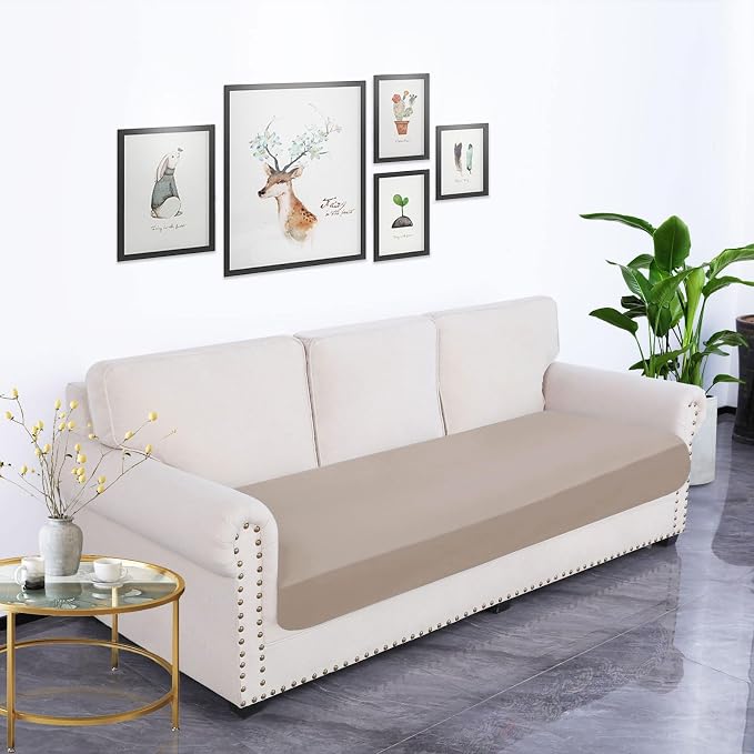 Waterproof Couch Cushion Covers, Stretch Sofa Seat Slipcovers | Stretch Fabric - Image 7