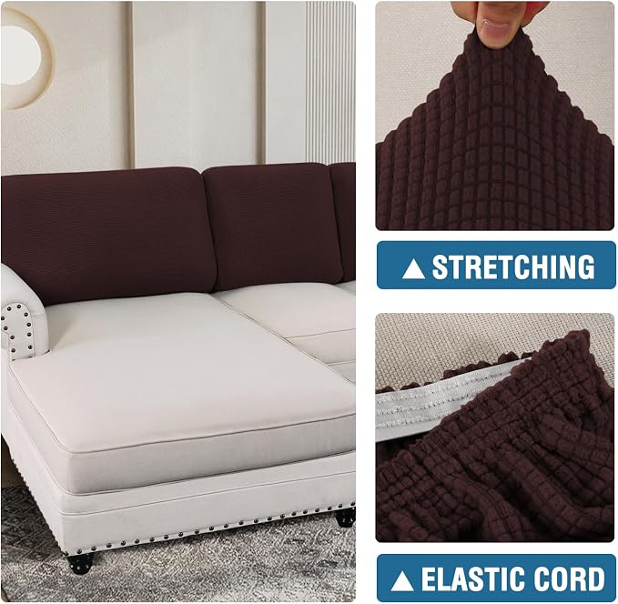 H.VERSAILTEX Backrest Cushion Covers Sectional Couch Back Cushion Covers - Image 6