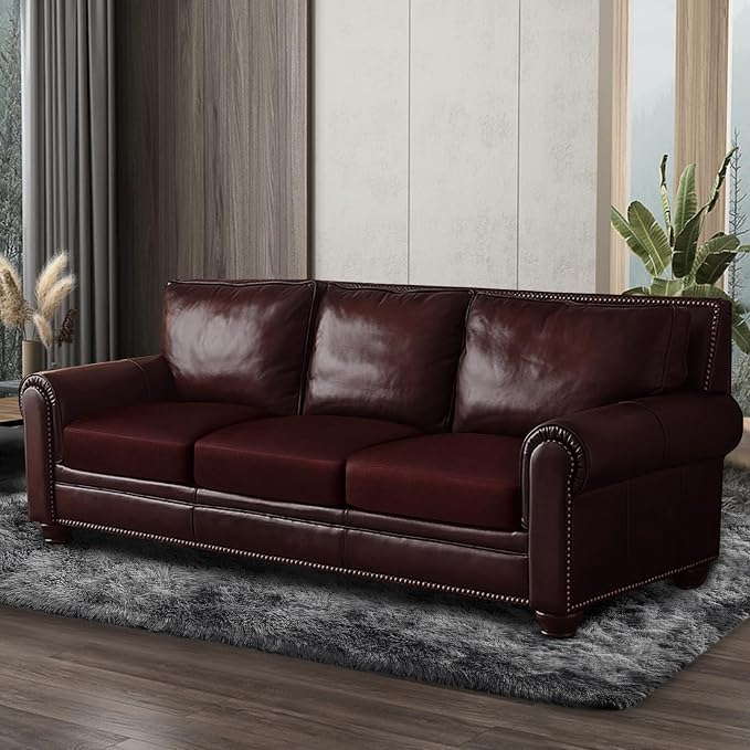 ANARACHON Leather Look Couch Cushion Covers Sofa Seat Slipcovers Sets Couches - Image 8