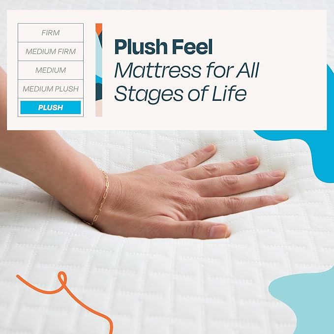 Linenspa 12 Inch Gel Infused Memory Foam Mattress – Full Size – Plush - Cooling Gel - Mattress in a Box - Primary or Guest Bedroom - Pressure Relieving and Breathable – CertiPUR-US Certified