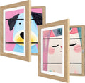 2 Pack Kids Artwork Frames Changeable 10 x 12.5 Inch Children Art Projects Kids Art Frames Front Opening Picture Display Frame, Wood