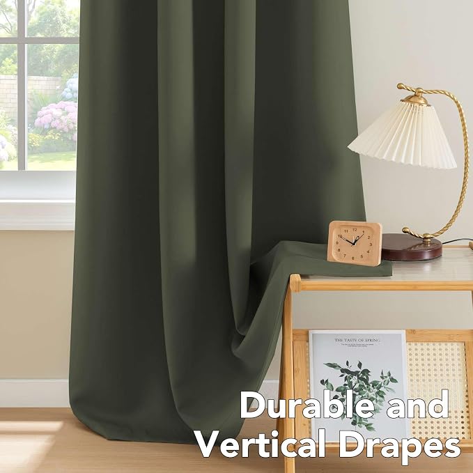 H.VERSAILTEX Blackout Window Curtain Panels Thermal Insulated Room Darkening - Image 8