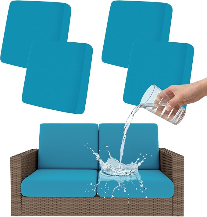 Smiry Waterproof Patio Cushion Covers, Stretch Outdoor Furniture Covers | Couch by Smiry