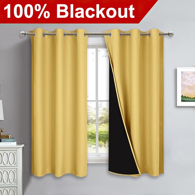 NICETOWN 100% Blackout Curtains - Image 2