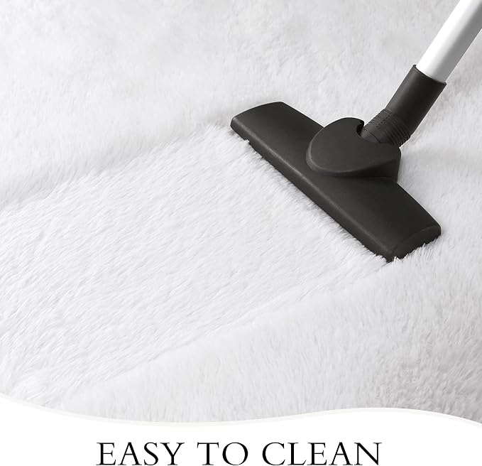 Chicrug Soft Runner Rug for Bedroom Living Room Plush Fluffy Rugs 2x6 | Shag - Image 7