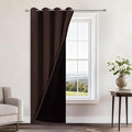 Yakamok Chocolate Brown Blackout Curtains 84 Inches Long 52" Wide, 1 Panel | by Yakamok