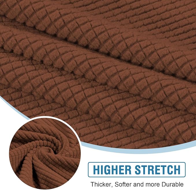 H.VERSAILTEX Sectional Couch Covers 1 Piece Chaise Slipcover L Shape Separate - Image 5