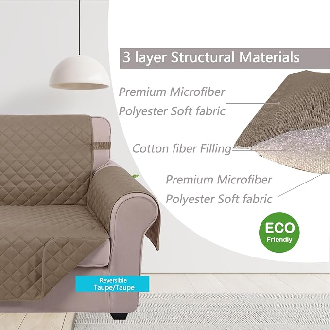 U-NICE HOME Loveseat Sofa Cover - Image 5