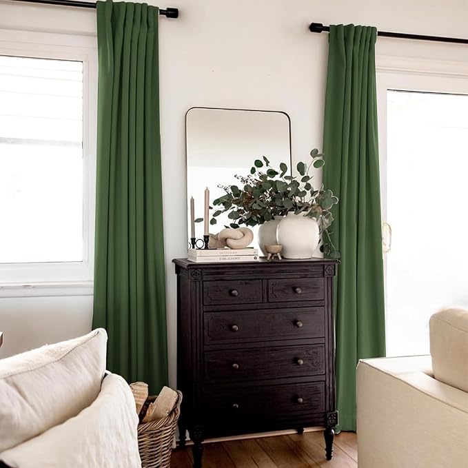 INOVADAY 100% Blackout Linen Curtains - Image 4