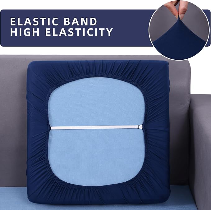 Waterproof Couch Cushion Covers, Stretch Sofa Seat Slipcovers | Stretch Fabric - Image 5