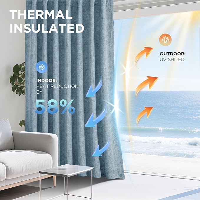 Joydeco Blackout Curtains for Bedroom - Image 4