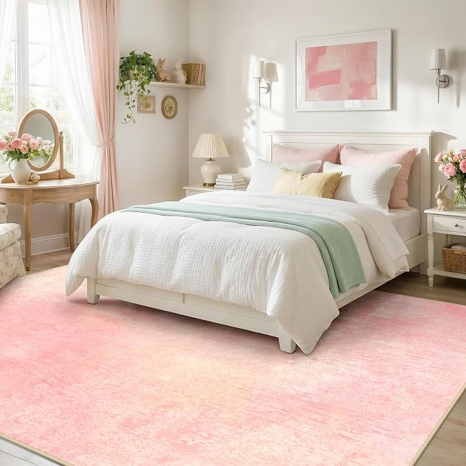RELEANY Washable 5'x7' Abstract Area Rug - Image 3