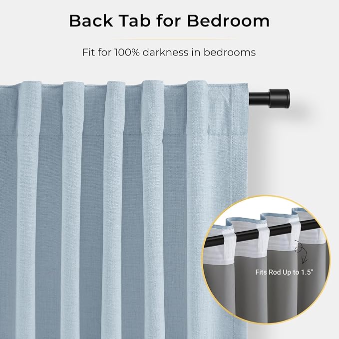 INOVADAY 100% Blackout Curtains - Image 6