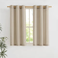 NICETOWN Angora Short Linen Curtains by NICETOWN