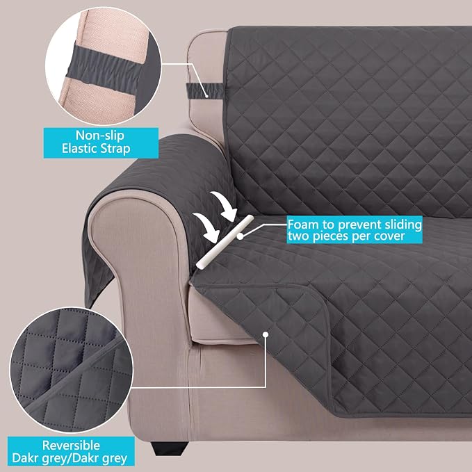 U-NICE HOME Loveseat Sofa Cover - Image 3