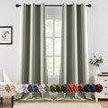 MIULEE Blackout Curtains for Bedroom 2 Panels 40 x 90 Inch Long Sage Green | by MIULEE