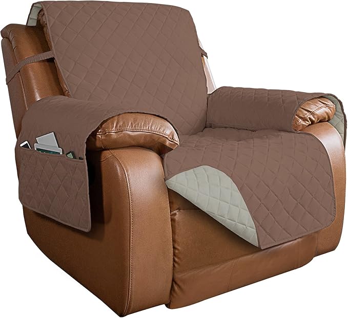 PureFit Reversible Recliner Chair Covers Couch Covers by PureFit