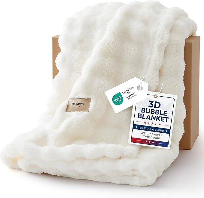 Bedsure 3D Fleece Bubble Blanket by Unknown