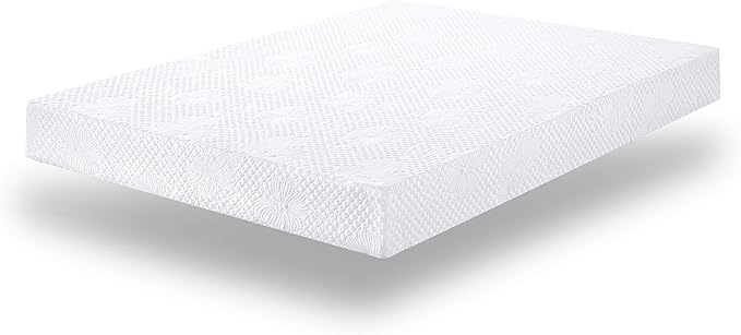 PrimaSleep Twin XL Mattress, 6 Inch Gel Memory Foam Mattress, Gel Infused for Comfort and Pressure Relief, CertiPUR-US Certified, Bed-in-a-Box, Medium Firm, Twin XL Size
