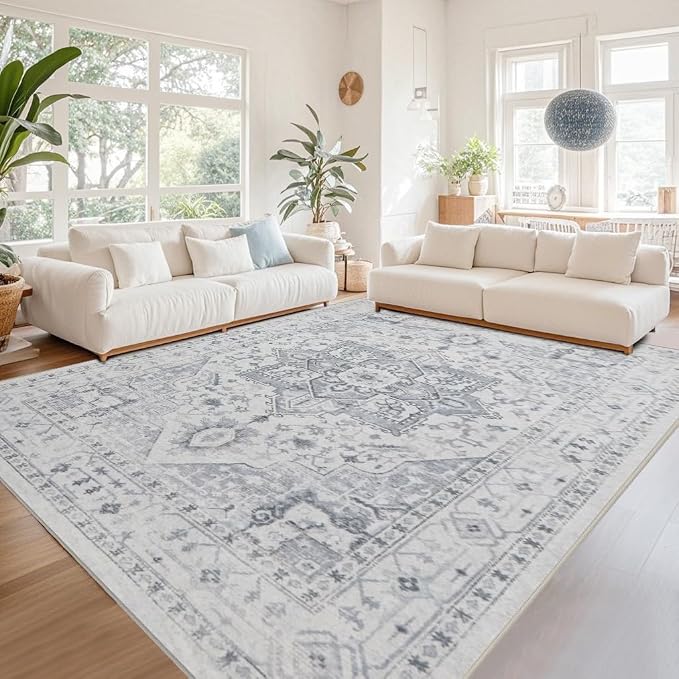 Washable Rugs 5x7 Area Rugs for Living Room, Dining Room, Playroom | Ultra Soft by Srugn
