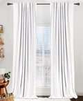 Faux Linen Total Blackout Curtains by 100BlackoutShield