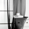 Short Sheer Curtains 30 Inches 2 Panels Set, Kitchen Tiers Light Filtering Rod by OWENIE