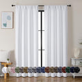 Simplebrand Ava Pure White Curtains by Simplebrand