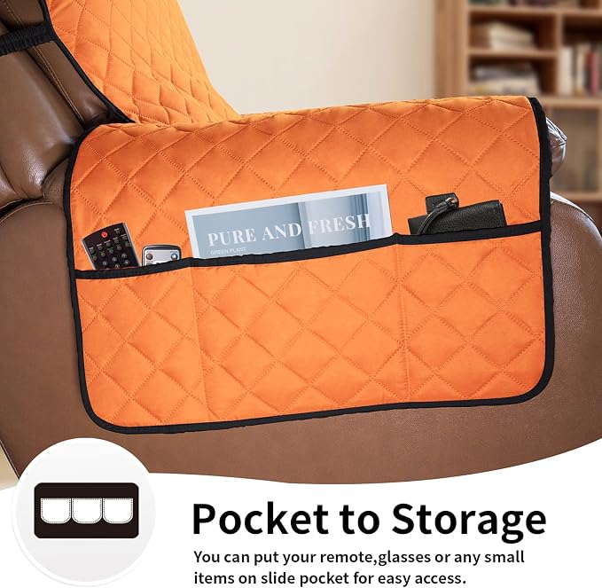 Easy-Going Reversible Couch Cover, Oversized Recliner, Water Resistant - Image 3