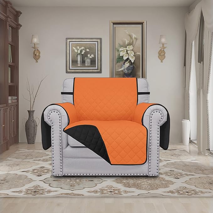 Easy-Going Reversible Couch Cover, Small Chair, Water Resistant Furniture Mat - Image 2