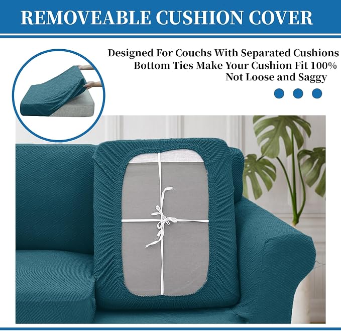 XINEAGE New 3 Pieces Couch Covers - Image 6