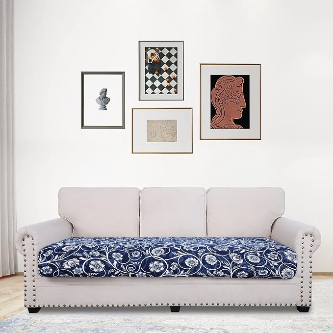 Printed Couch Cushion Covers, Sofa Covers Washable - Image 2