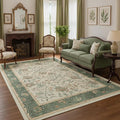 GarveeHome 5x7 Area Rug Sage Green Washable Rugs by GarveeHome