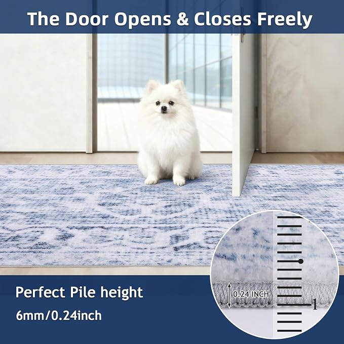 Hallway Runner Rugs for 2x10 Long Rug Runners, Non-Slip Washable Kitchen Runner - Image 5