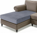 Hokway Velvet Couch Cushion Covers Water Resistant Seat Covers Stretch Sofa by Hokway