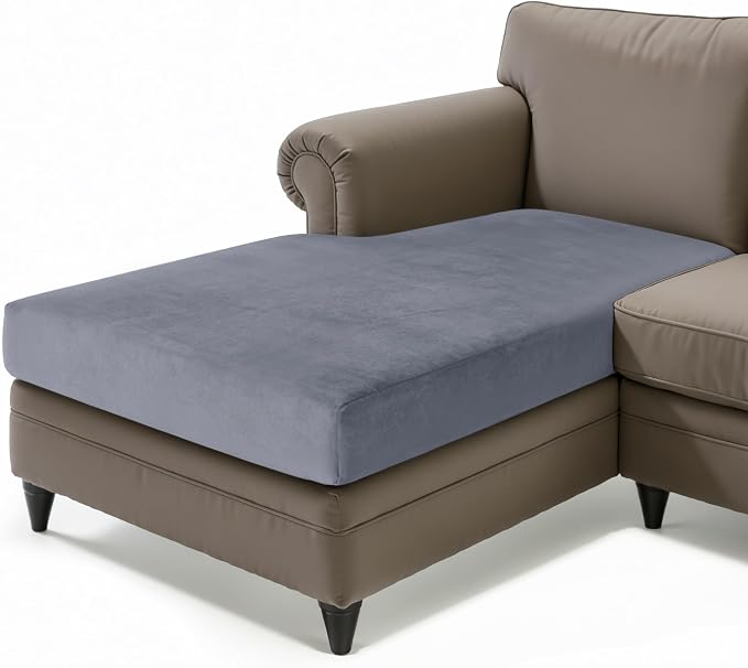 Hokway Velvet Couch Cushion Covers Water Resistant Seat Covers Stretch Sofa by Hokway