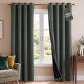 NICETOWN 100% Blackout Curtains 84 inches Long, Pair of Energy Smart & Noise by NICETOWN