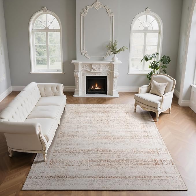 8x10 Washable Area Rugs for Living Room, Dining Room, Nursery by Lbris