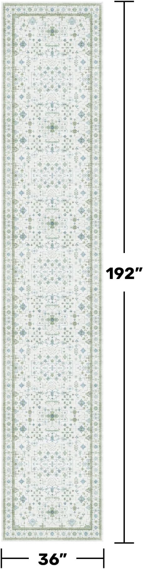 Oushak 3x16 Wide Hallway Runner Rug - Image 2