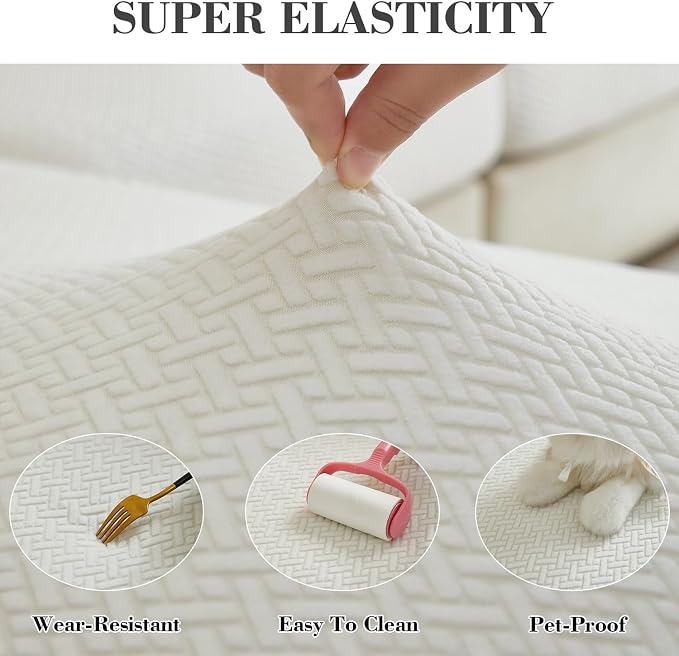Sofa Covers Couch Covers for Sofa Pet Friendly Couch Cushion Covers Universal - Image 5