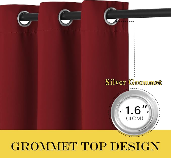 NICETOWN Extra Long Blackout Drape - Image 3