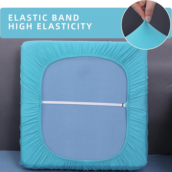 Waterproof Sectional Sofa Cushion Covers, L Shape Couch Slipcovers | L Shape - Image 5
